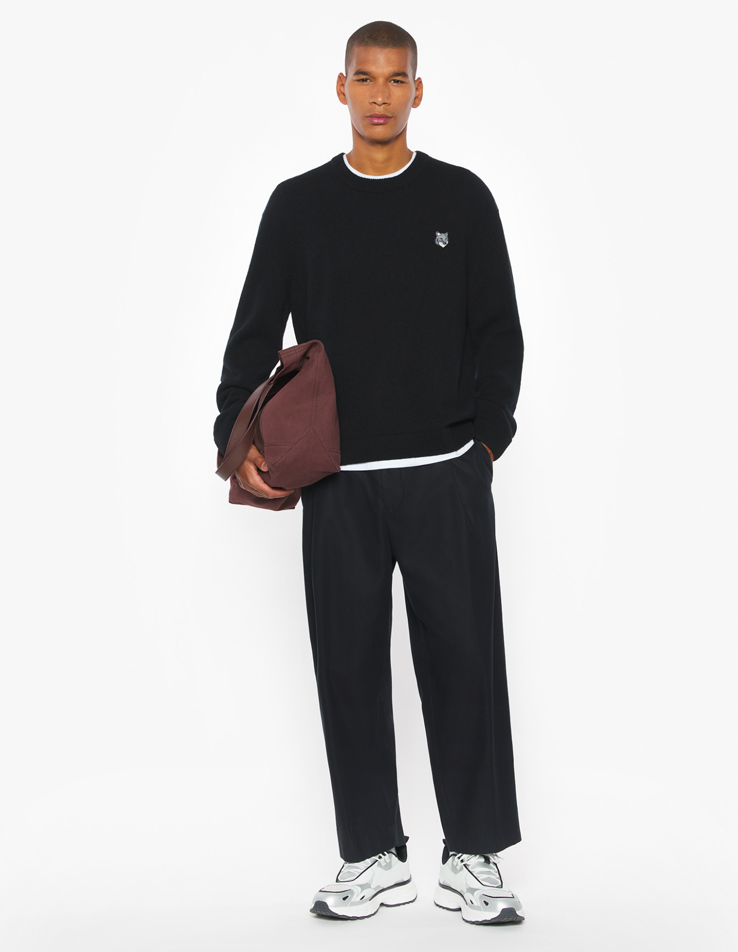 フォックスヘッド ラムズウール コンフォート ジャンパー プルオーバー black