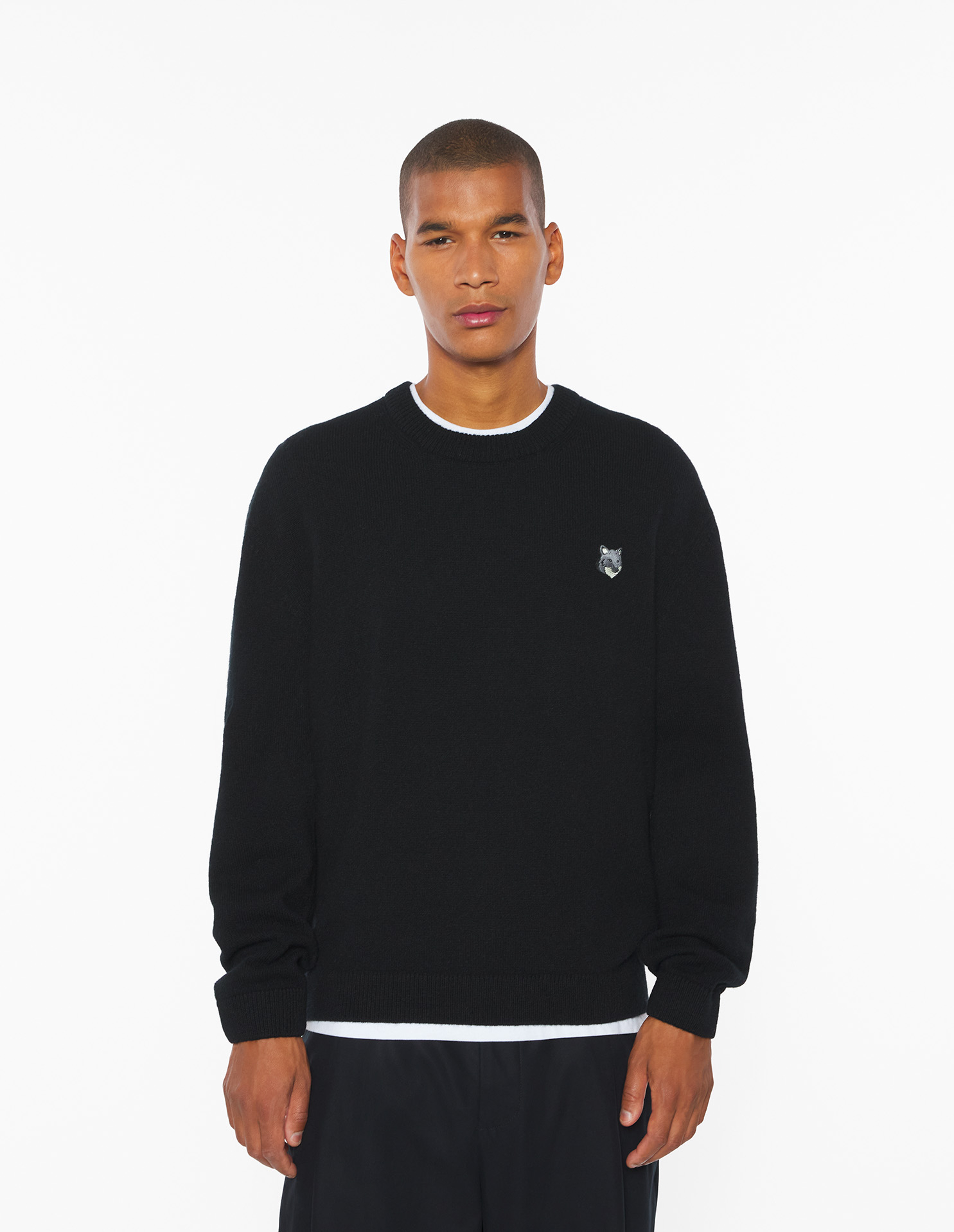 フォックスヘッド ラムズウール コンフォート ジャンパー プルオーバー black