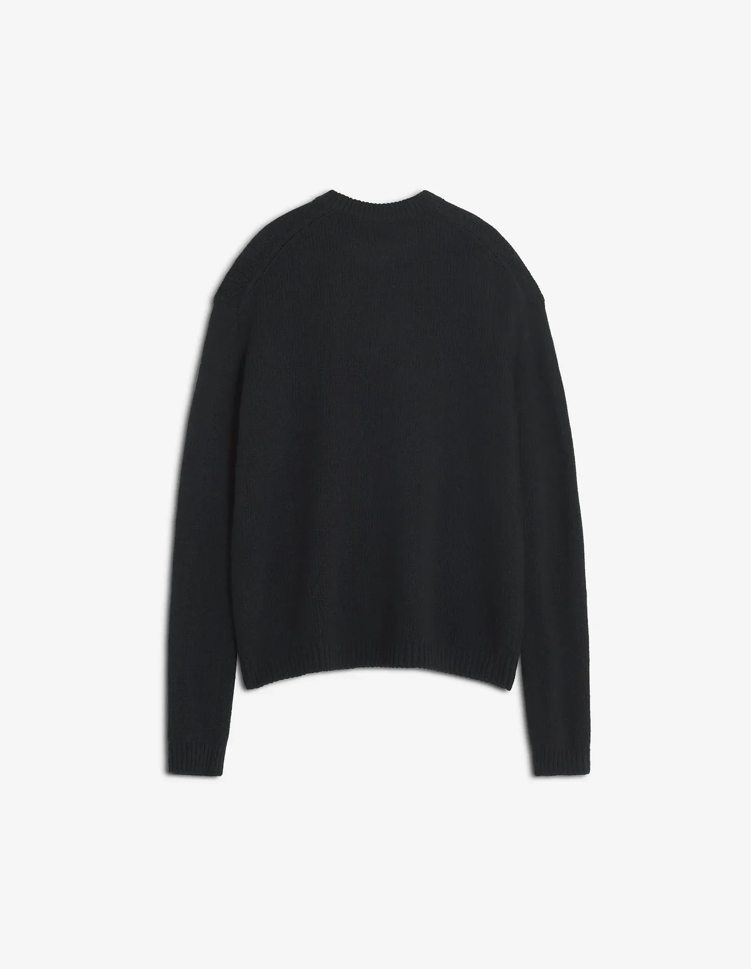 ドレスド フォックス インターシャ ウール ジャンパー プルオーバー black