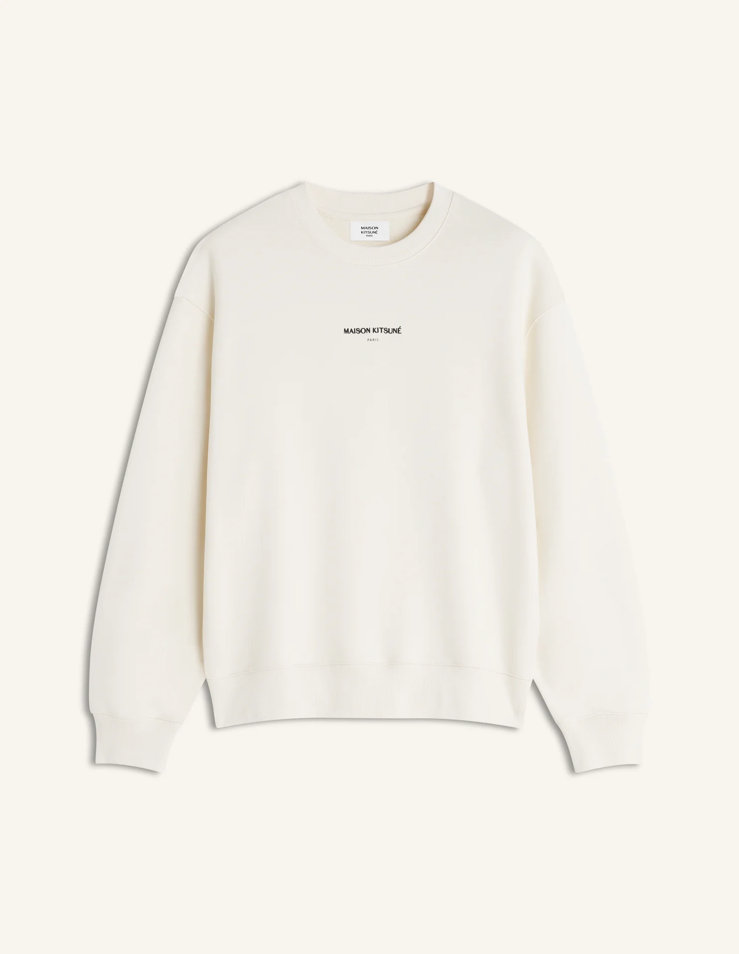 MAISON KITSUNÉ PARIS コンフォート スウェットシャツ スウェットシャツ&フーディ noble beige