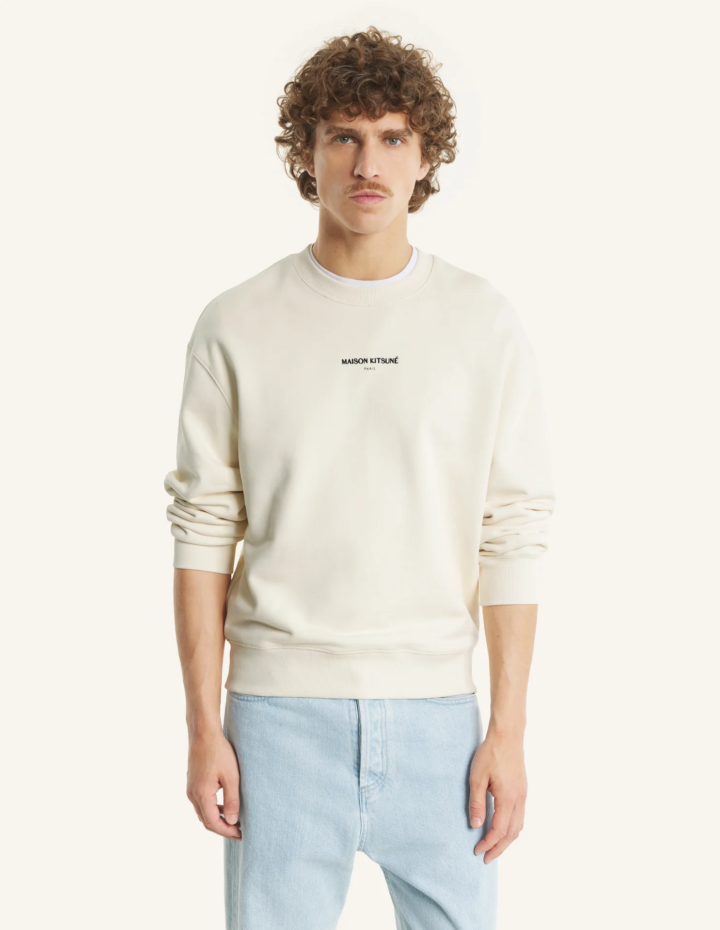 MAISON KITSUNÉ PARIS コンフォート スウェットシャツ スウェットシャツ&フーディ noble beige