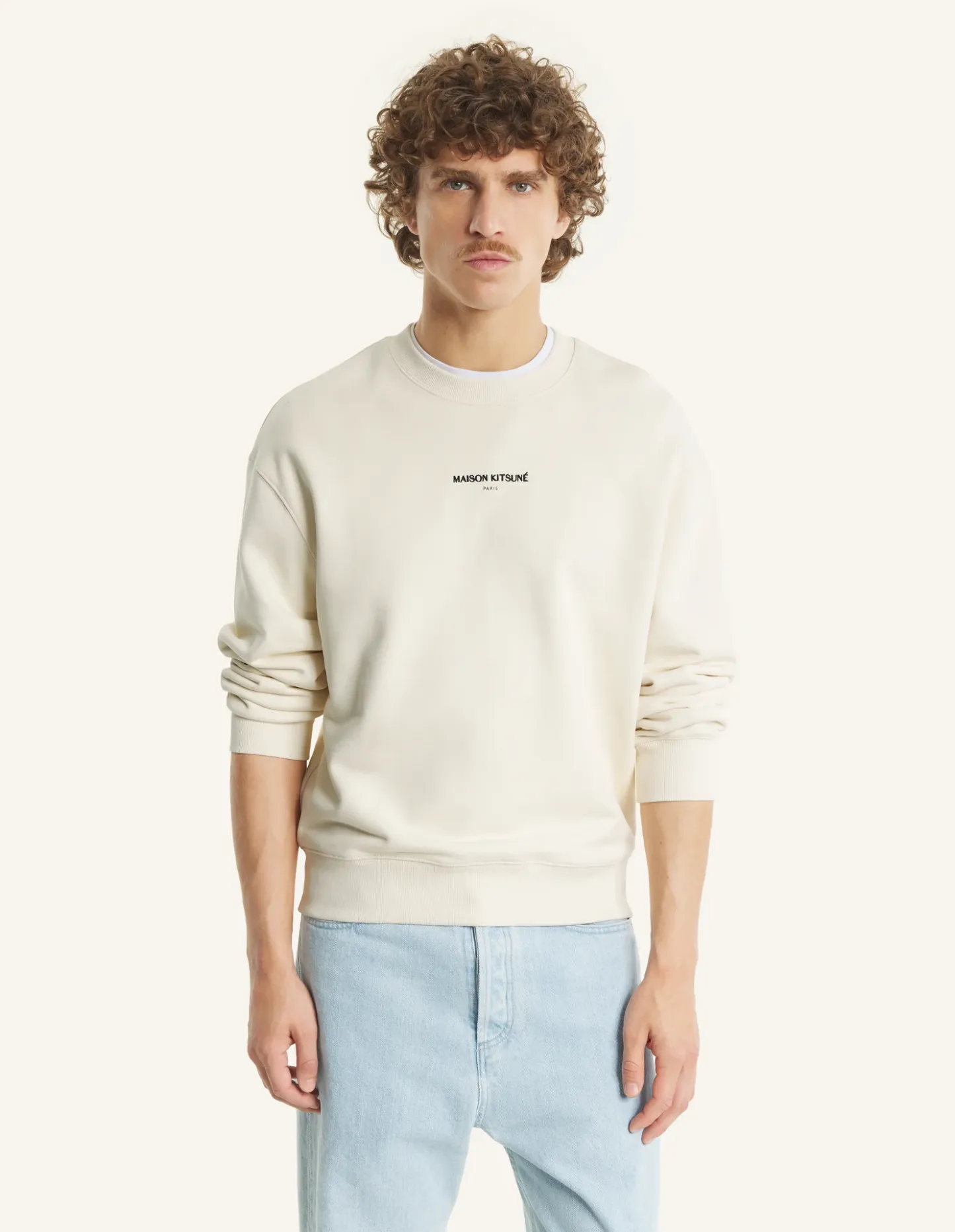 MAISON KITSUNÉ PARIS コンフォート スウェットシャツ スウェットシャツ&フーディ noble beige