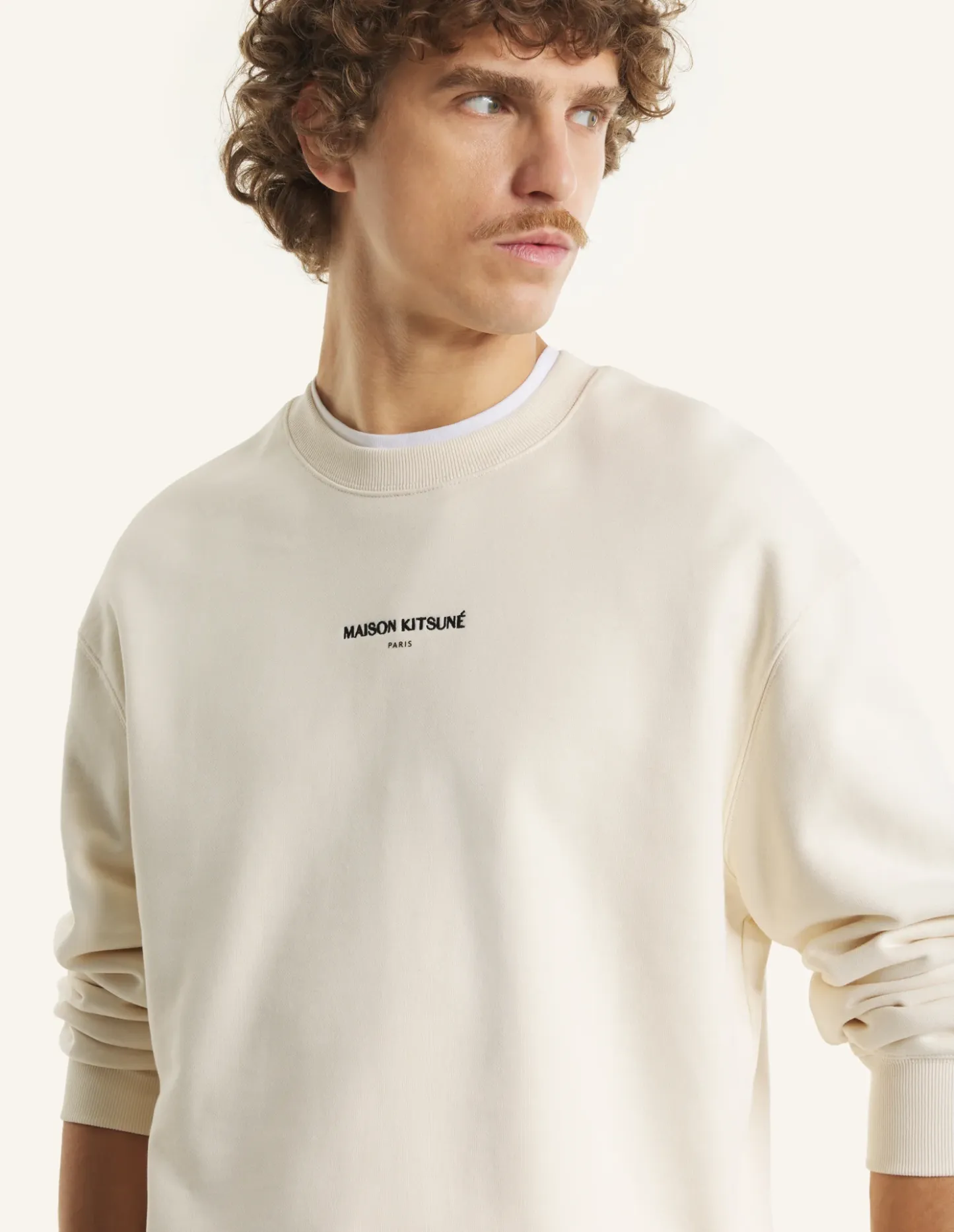 MAISON KITSUNÉ PARIS コンフォート スウェットシャツ スウェットシャツ&フーディ noble beige