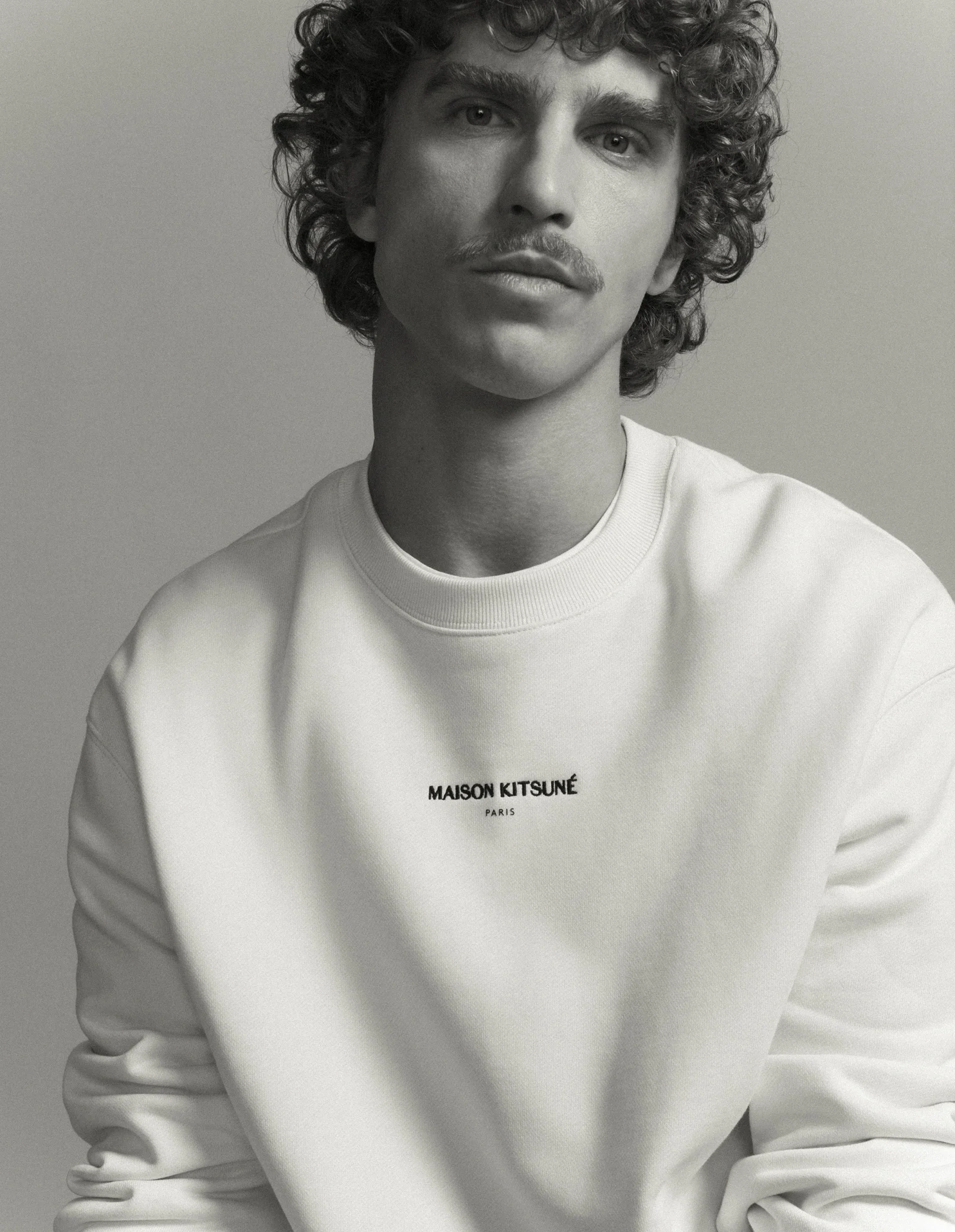 MAISON KITSUNÉ PARIS コンフォート スウェットシャツ スウェットシャツ&フーディ noble beige
