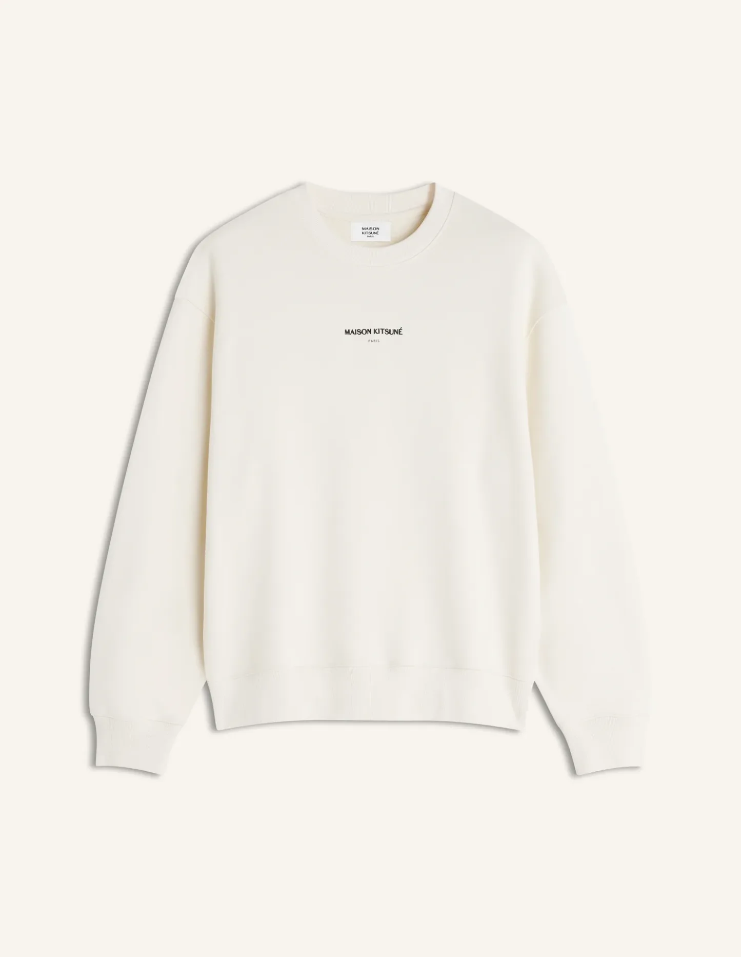 MAISON KITSUNÉ PARIS コンフォート スウェットシャツ スウェットシャツ&フーディ noble beige