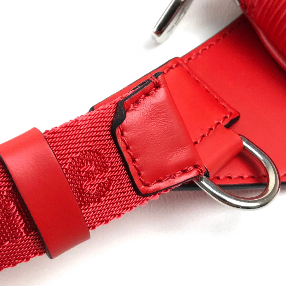 LOUIS VUITTON x SUPREME M53418 Epi Bum bag Waist pouch Belt bag Hip bag body bag