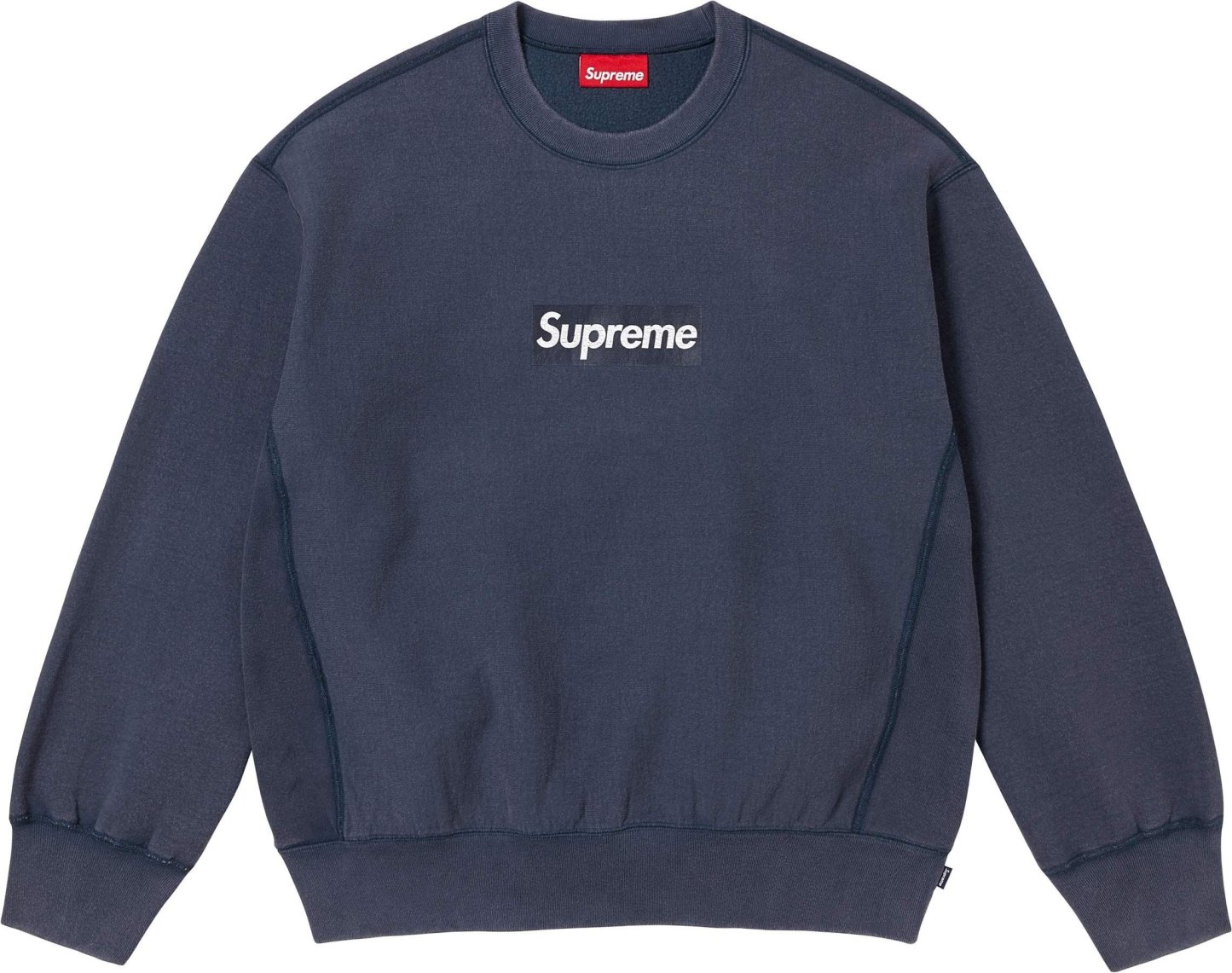 Supreme Washed Box Logo Crewneck