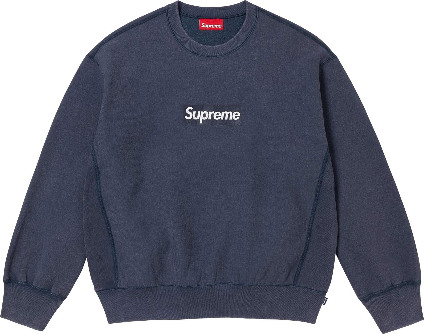 Supreme Washed Box Logo Crewneck