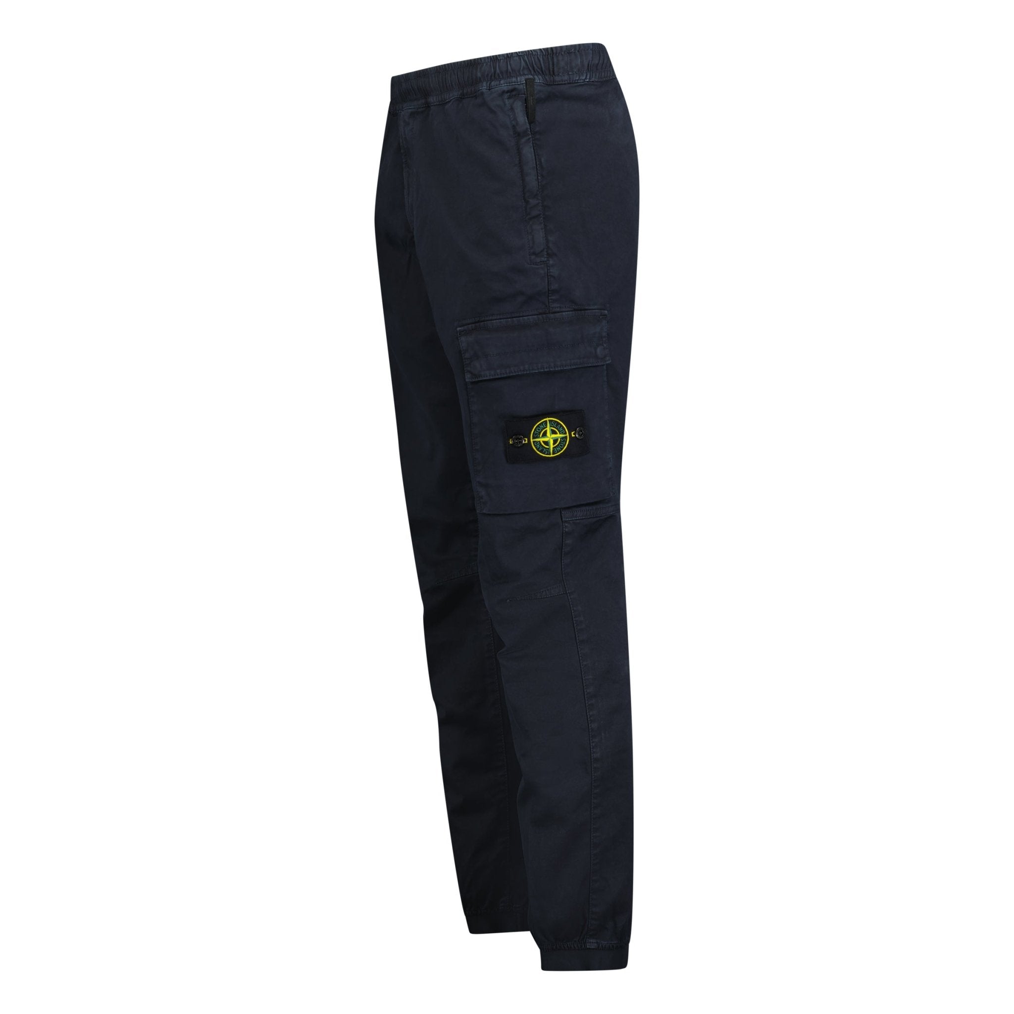 Stone Island Cuffed Cargo Trousers Navy