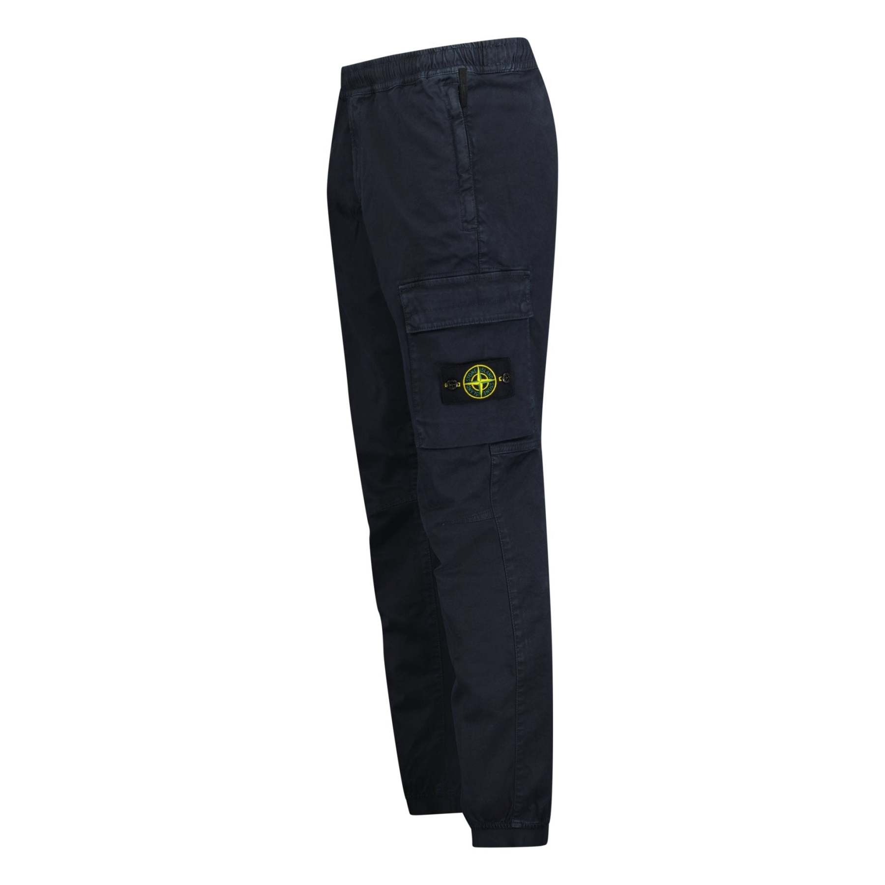Stone Island Cuffed Cargo Trousers Navy