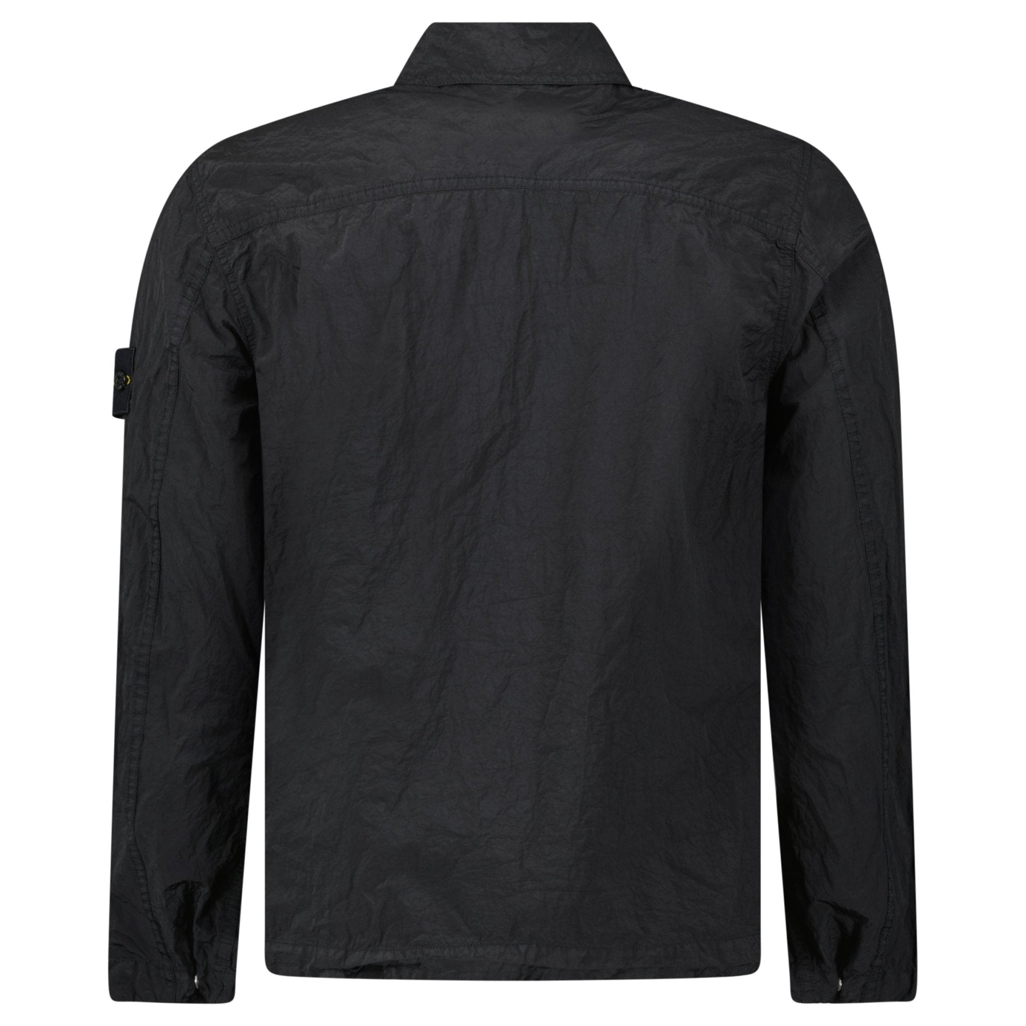 Stone Island Nylon Overshirt in Black