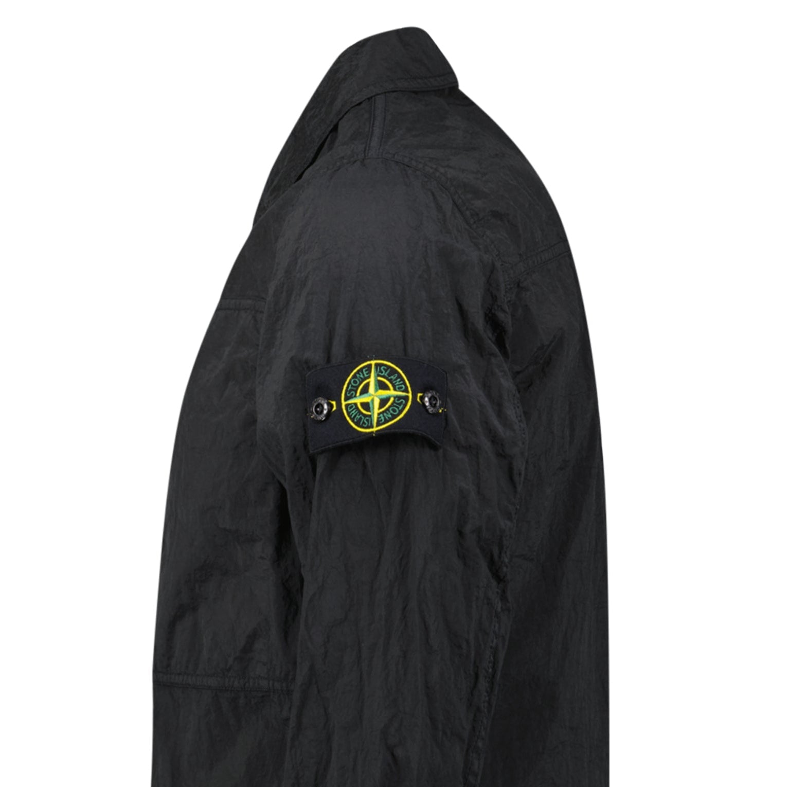 Stone Island Nylon Overshirt in Black