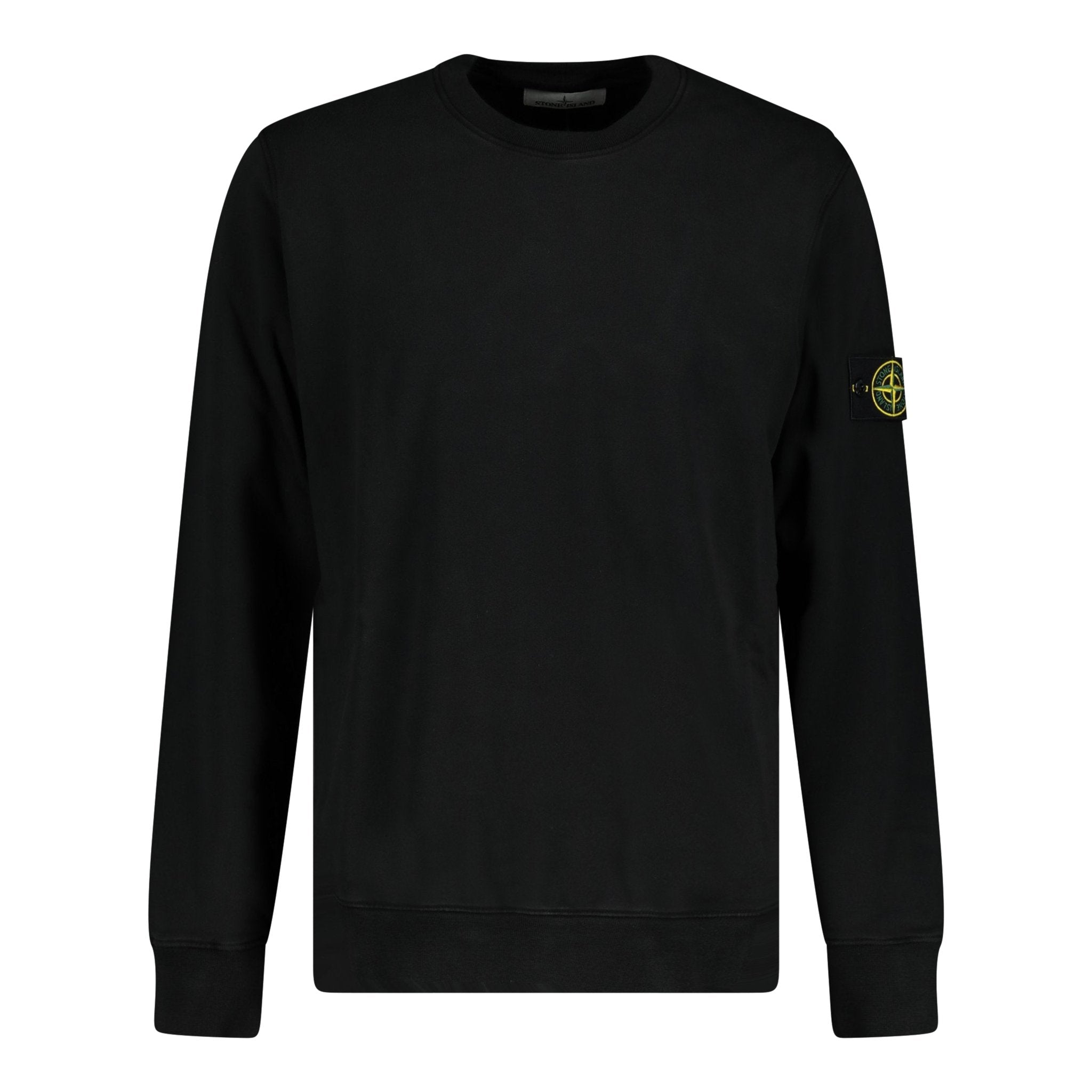 Stone Island Badge Logo Sweatshirt Black
