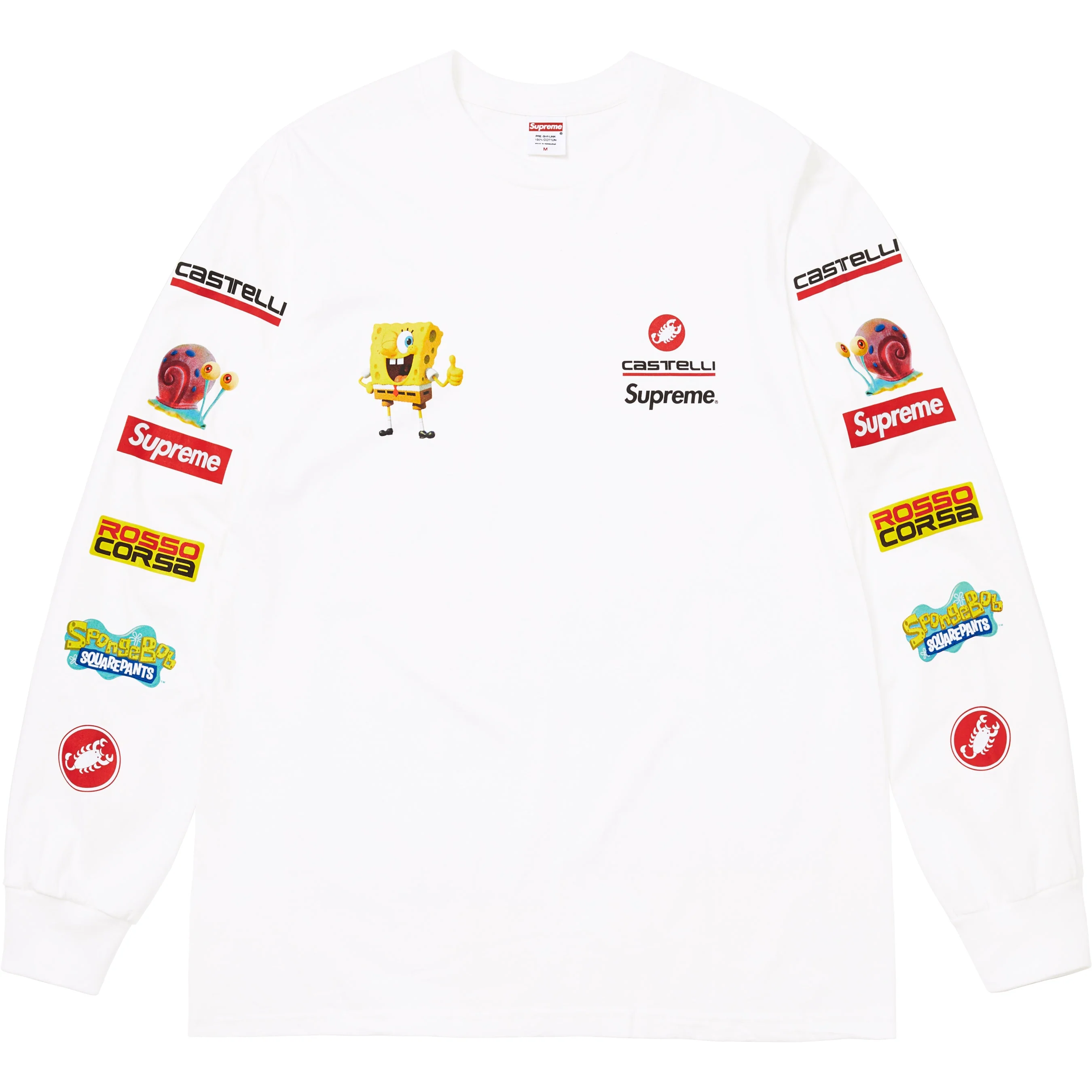 Supreme®/SpongeBob SquarePants/Castelli® Racing L/S Tee