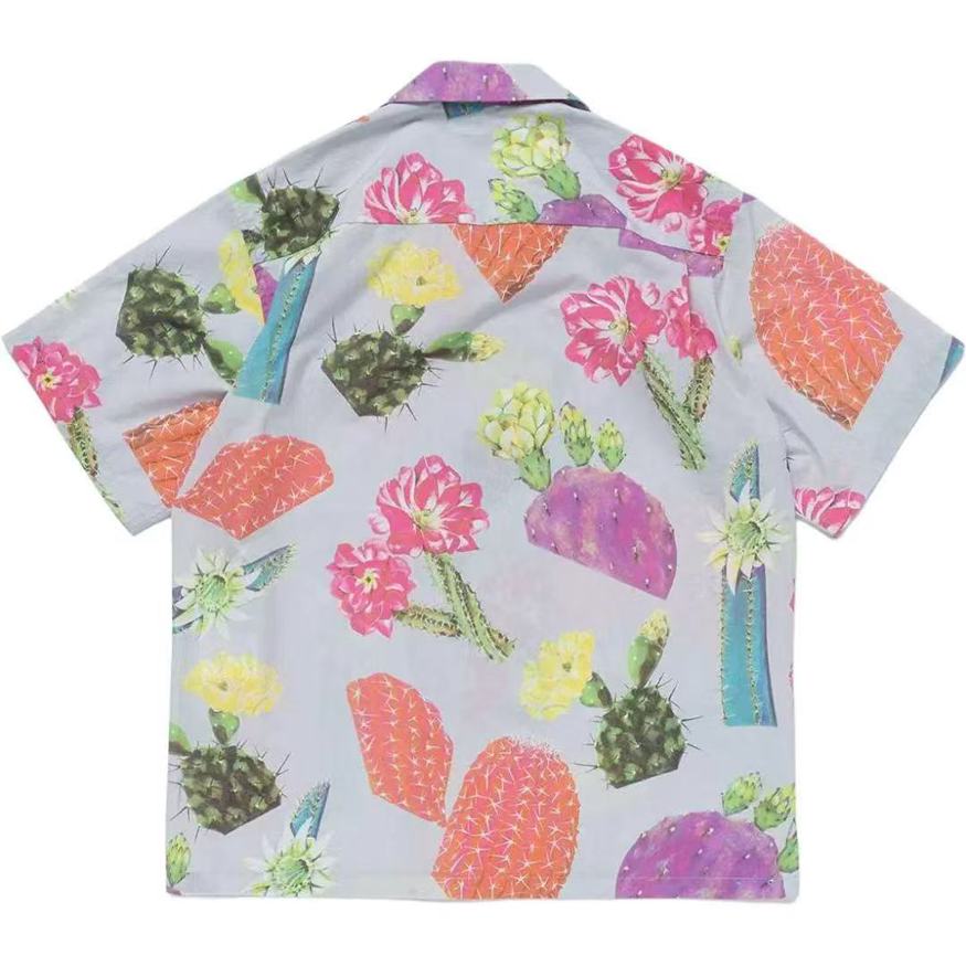 WTAPS Colorful Summer Hawaiian Cactus Print Shirt