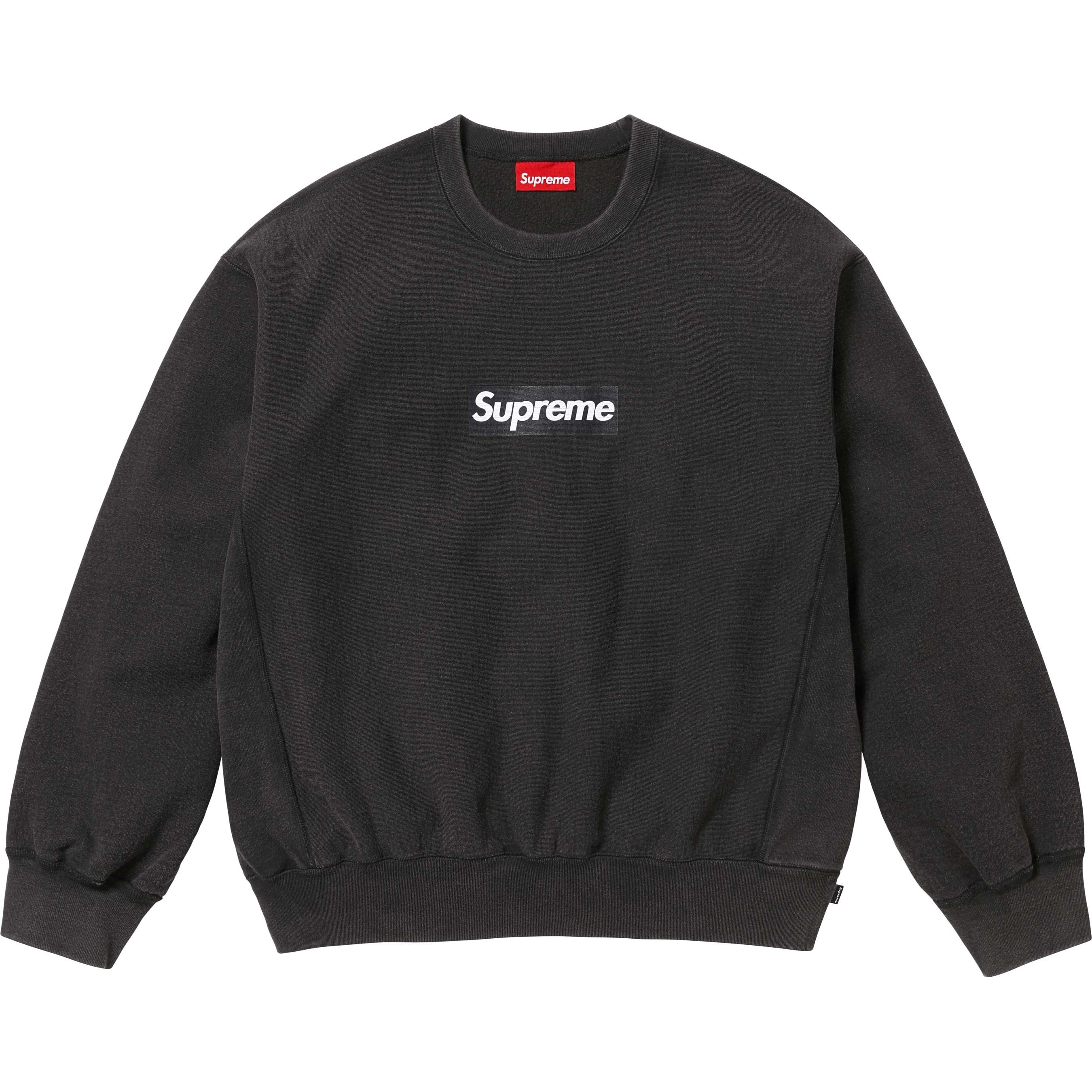 Supreme Washed Box Logo Crewneck