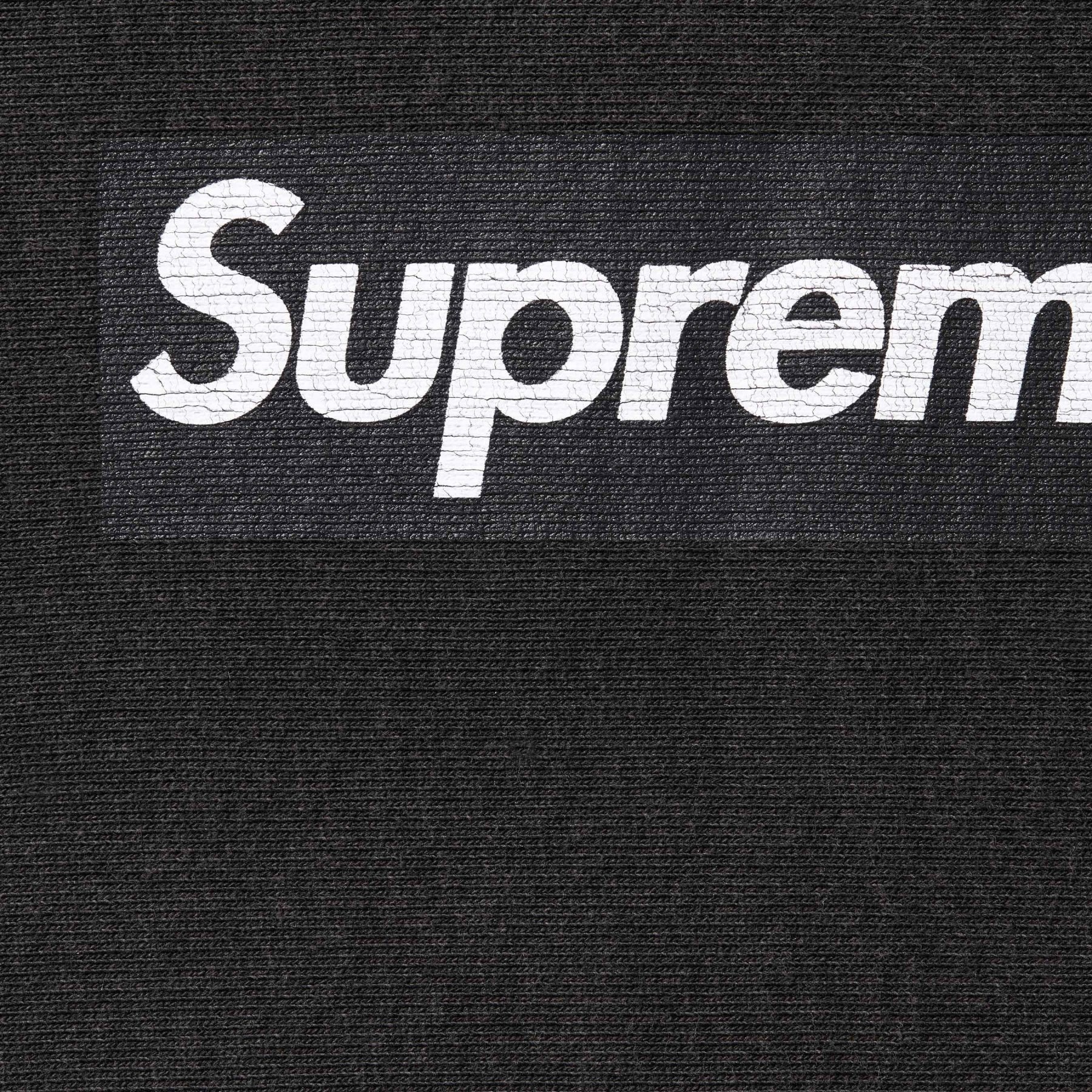 Supreme Washed Box Logo Crewneck
