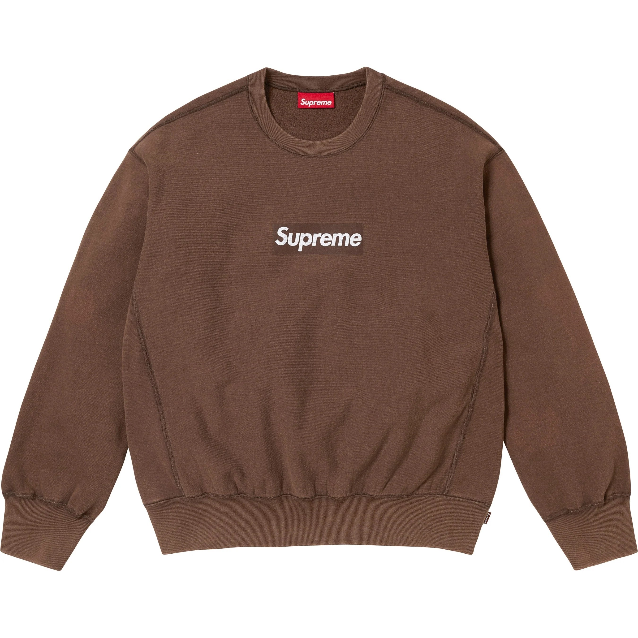Supreme Washed Box Logo Crewneck