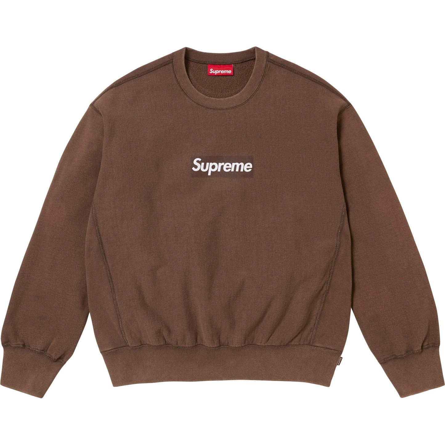 Supreme Washed Box Logo Crewneck