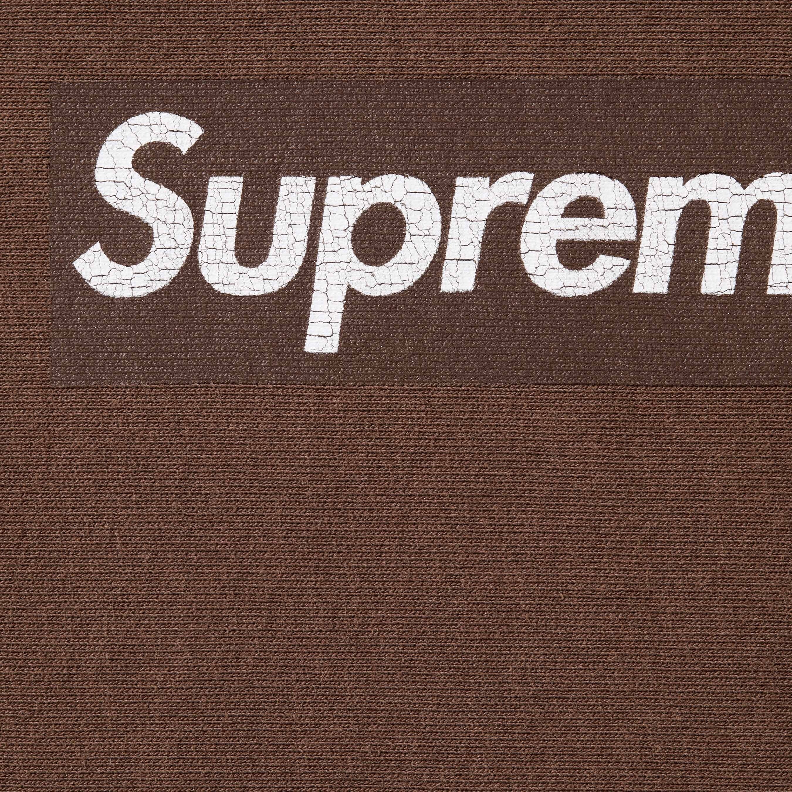 Supreme Washed Box Logo Crewneck