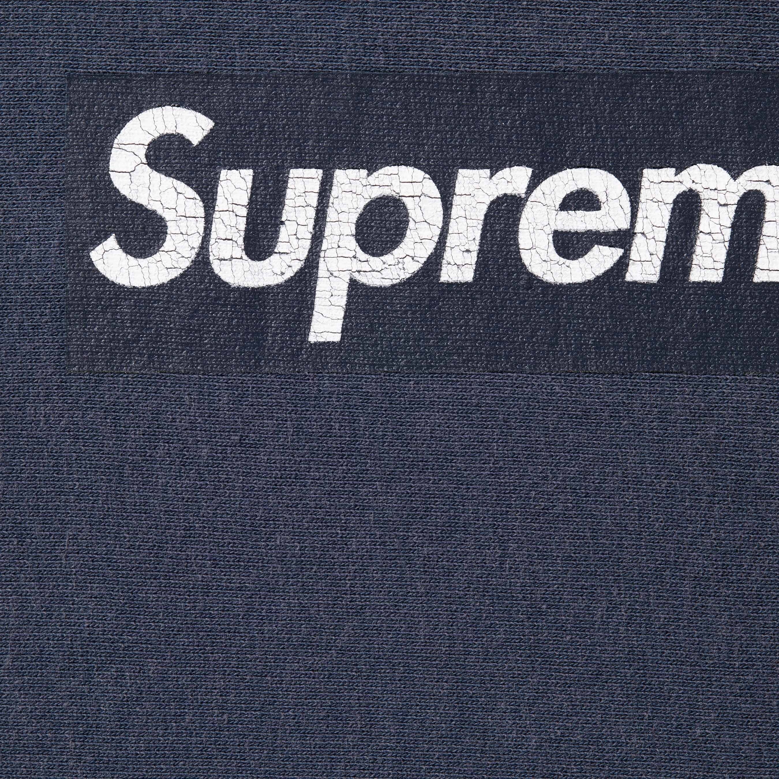 Supreme Washed Box Logo Crewneck