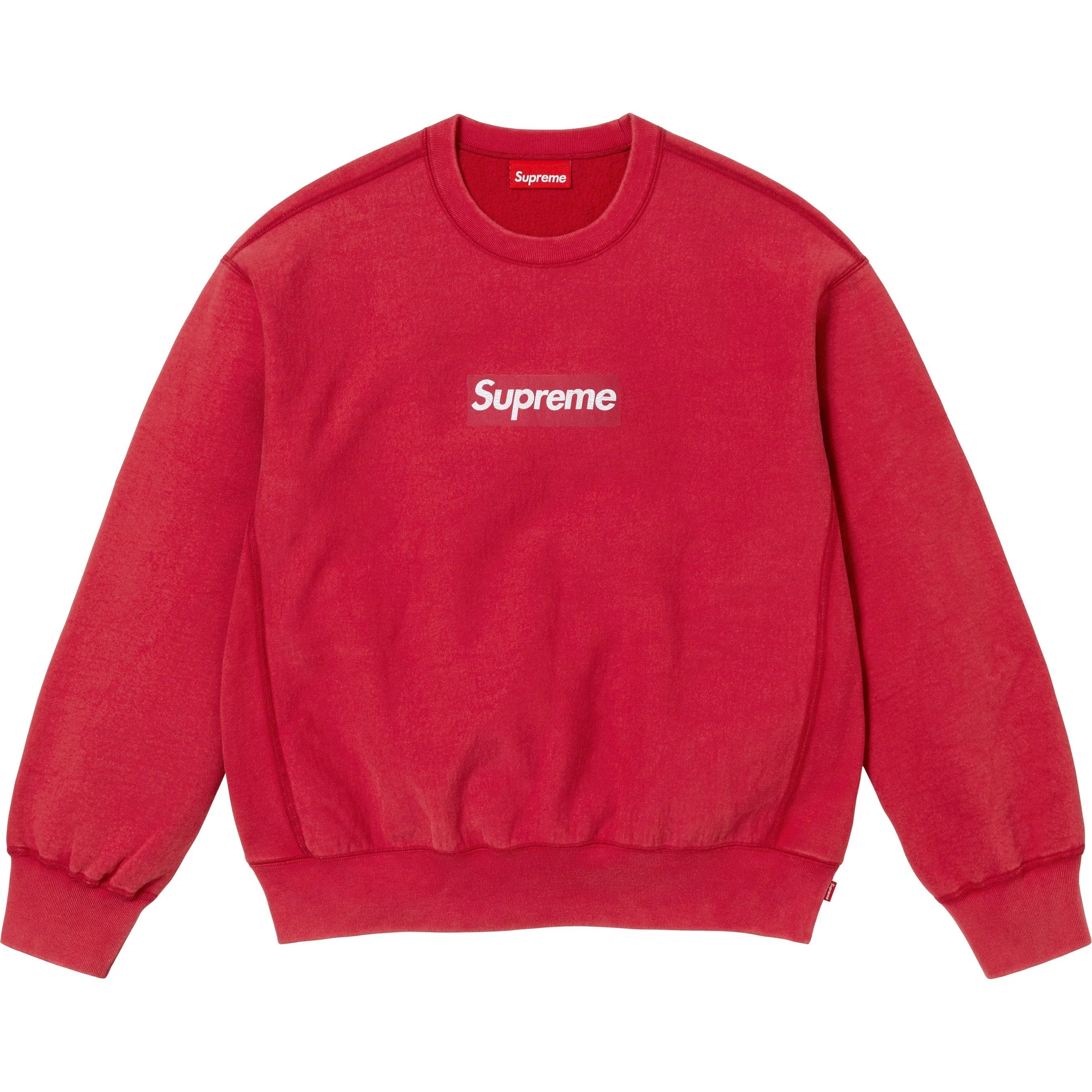 Supreme Washed Box Logo Crewneck