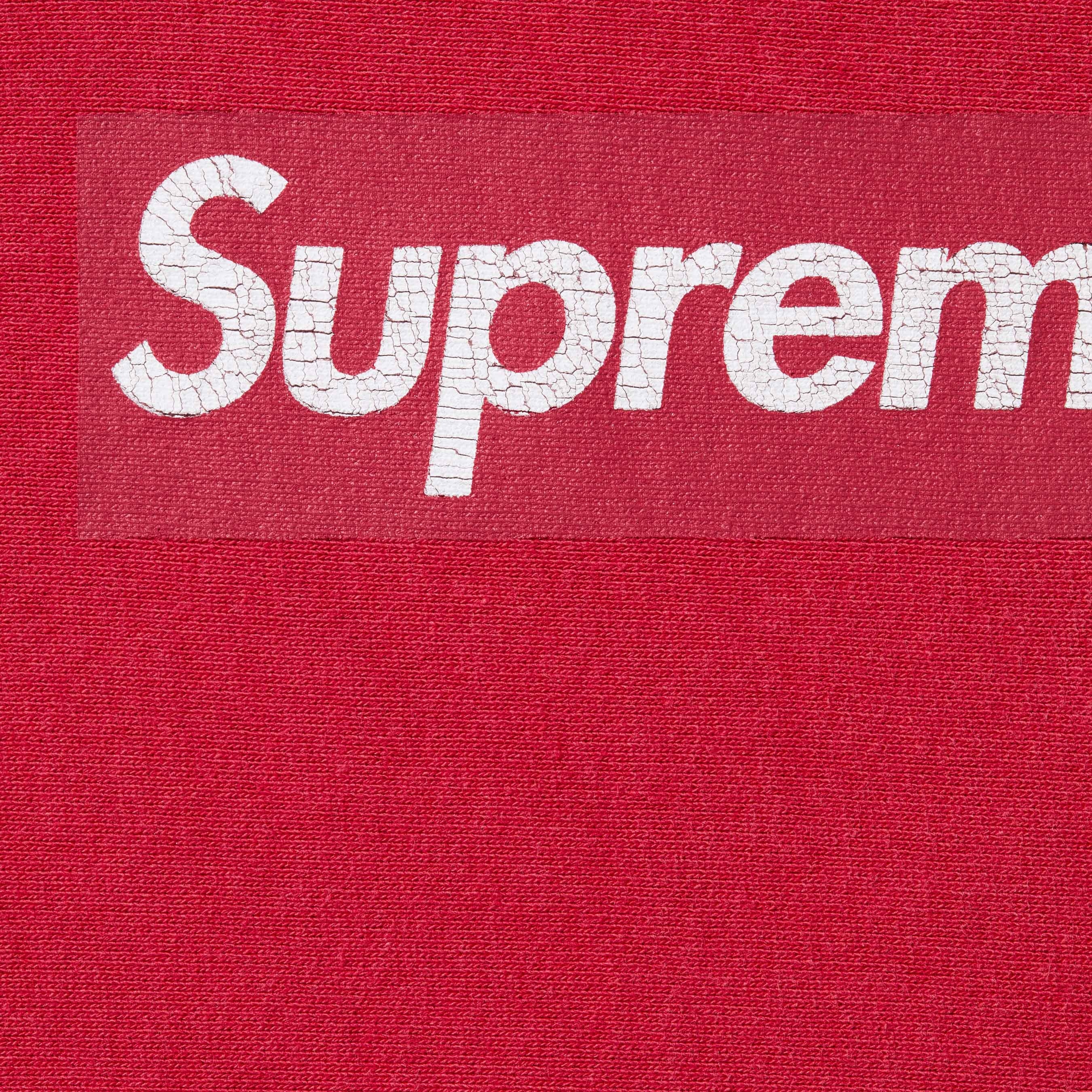 Supreme Washed Box Logo Crewneck