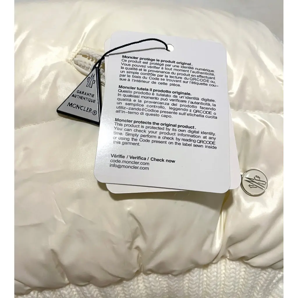 Moncler Mixed Media Quilted Down Cardigan