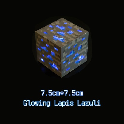 Minecraft Glowing Lapis Lazuli