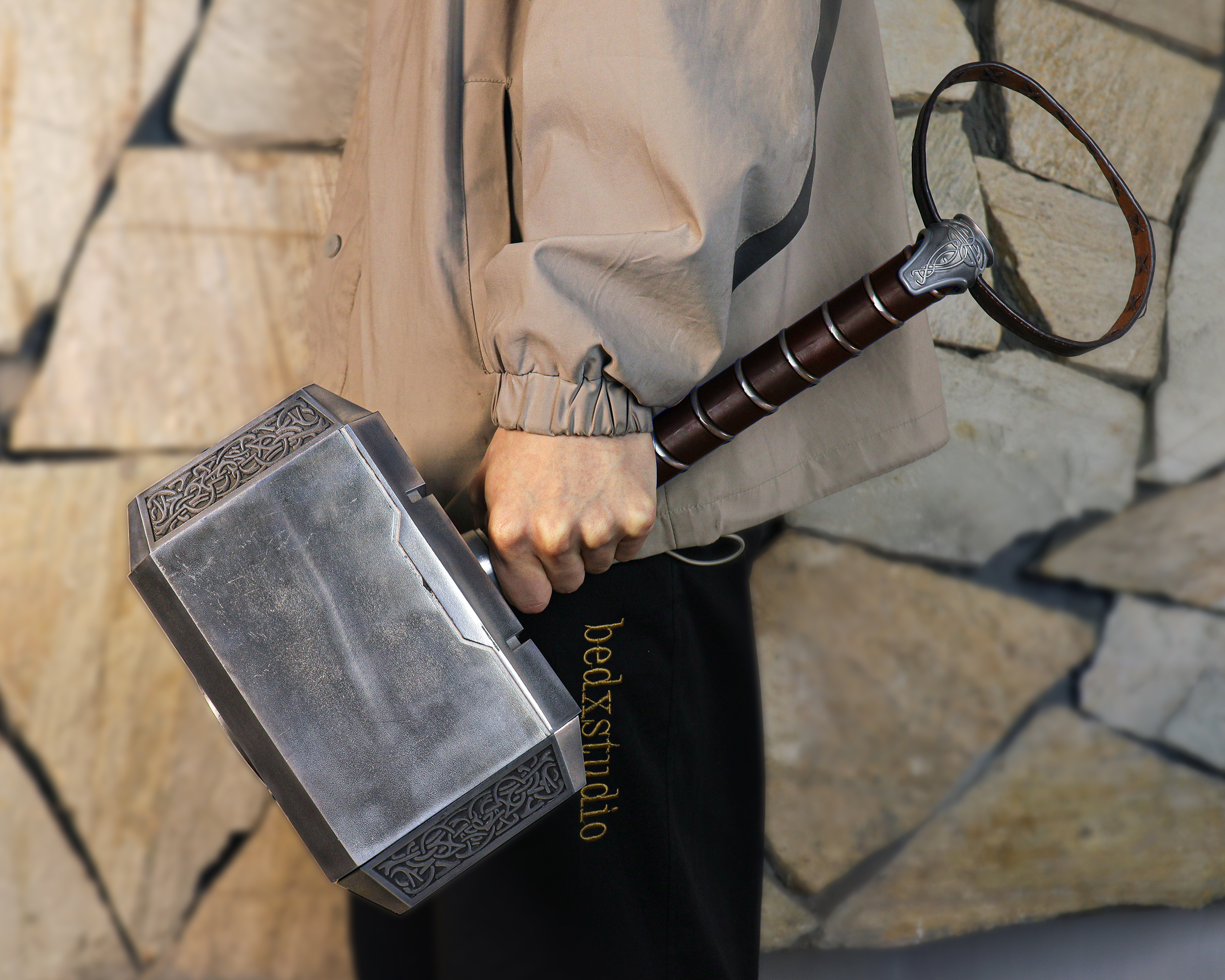 Full Metal Thor Hammer Mjolnir 1/1 Scale Movie Prop Replica,Thor's Hammer Thors Hammer 