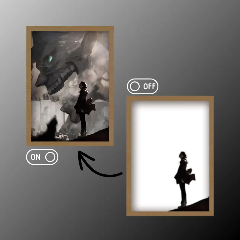 Bestpropreplica Attack on Titan light painting