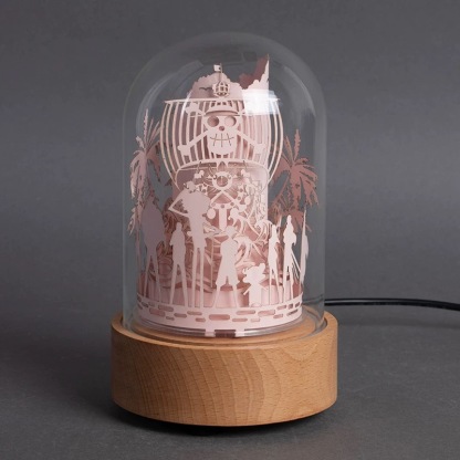 Bestpropreplica One Piece paper carving lamp