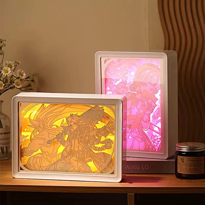 Bestpropreplica Genshin Impact paper carving lamp