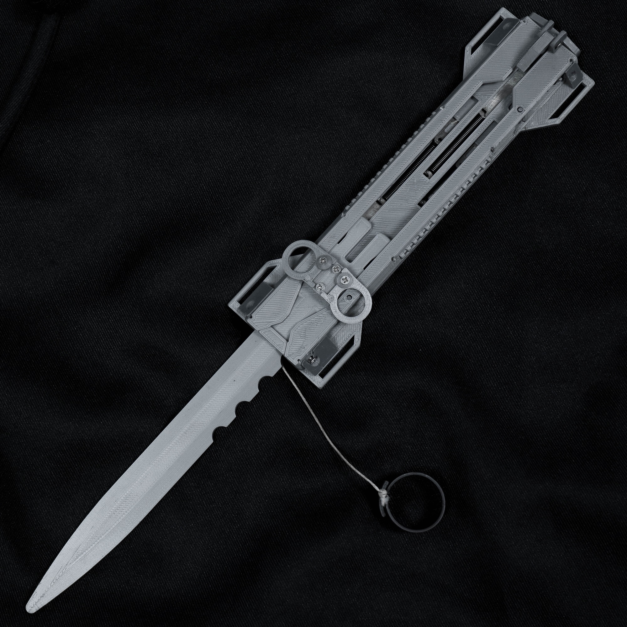 Bestpropreplica Assassins Creed Joseph 3Dprinting Double acting HiddenBlade Prop Replica