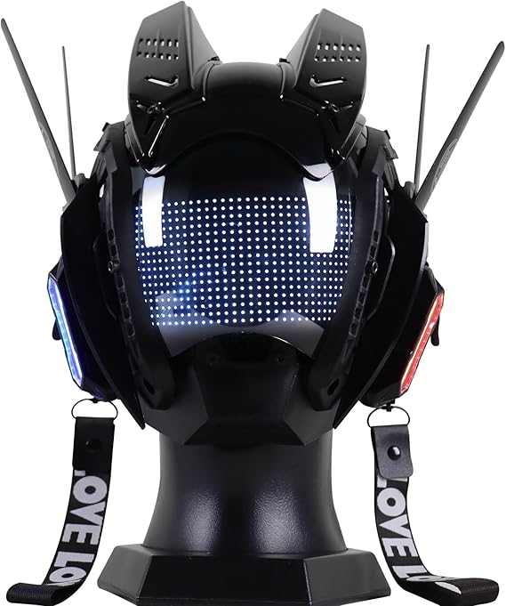 Bestpropreplica LED cyberpunk mask
