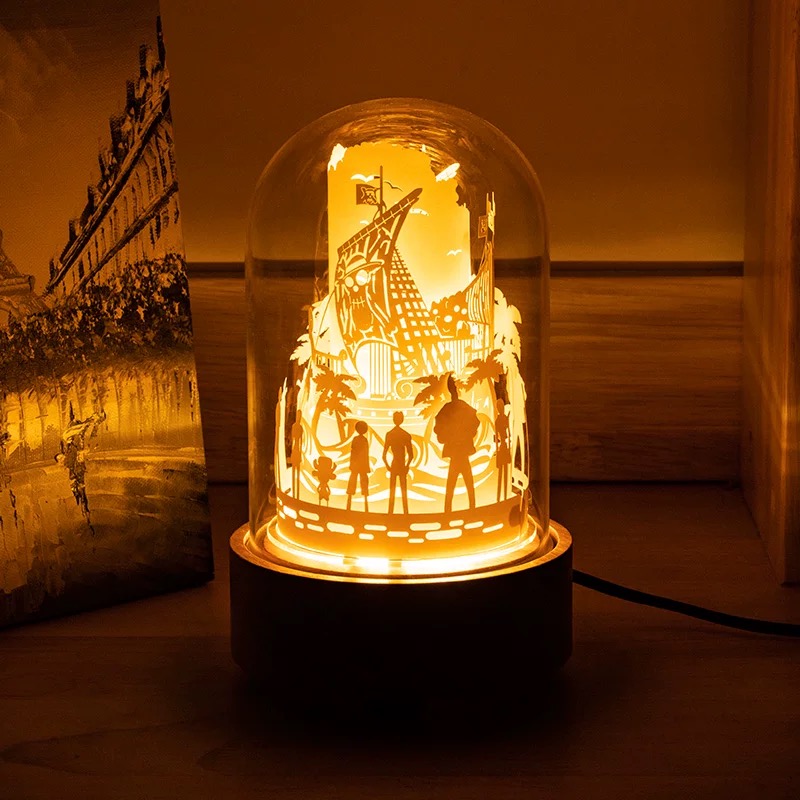 Bestpropreplica One Piece paper carving lamp