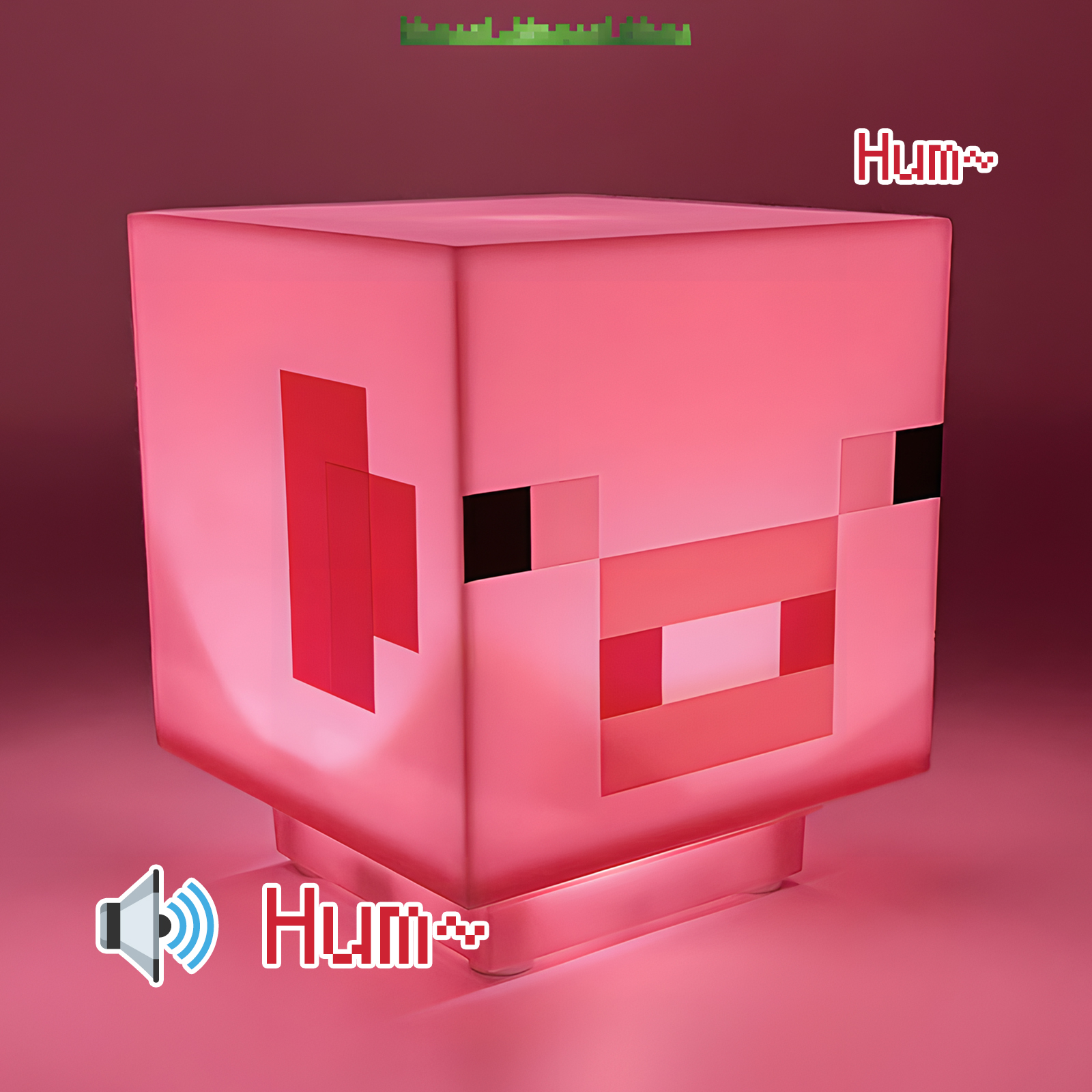 Minecraft Pink Pig Light (Glowing and Sound Effects) 🔊