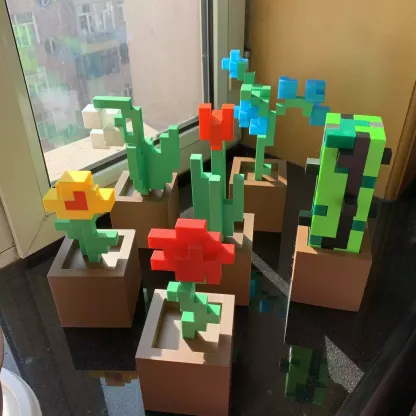 Minecraft Flower pot Potted plant decoration 🌻