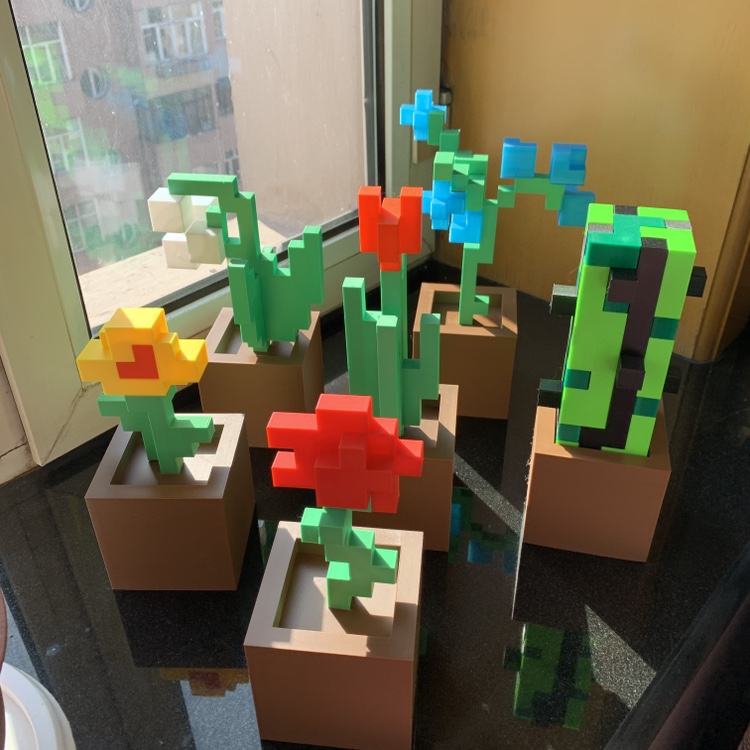 Minecraft Flower pot Potted plant decoration 🌻