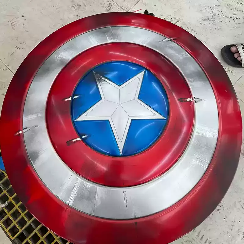 Captain America Shield Metal Captain America Broken Shield Captain America Cosplay Shield Endgame 1/1 Scale Movie Prop Replica 