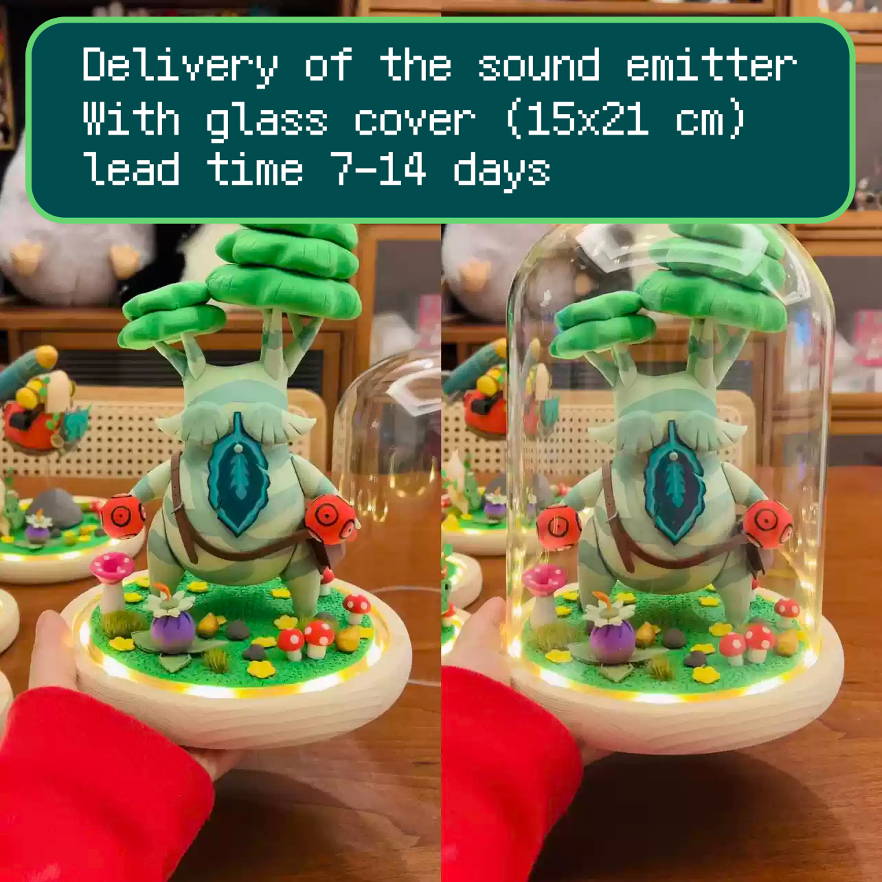 Zelda: Tears of the Kingdom / Breath of the Wild Yahaha Korok Clay Figure Ornament, Cute Gift for Holidays.