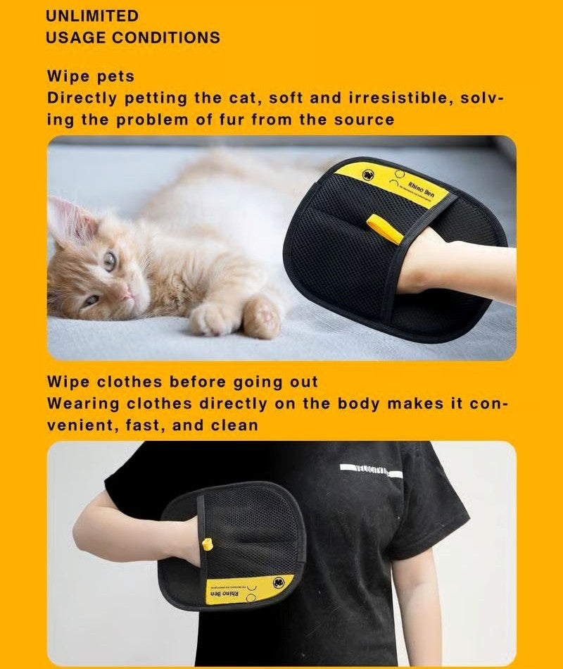 Pet Hair Remover Electrostatic Gloves