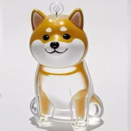 Shiba Inu Hair Collector Keychain Charm Memorial Storage Box HC009