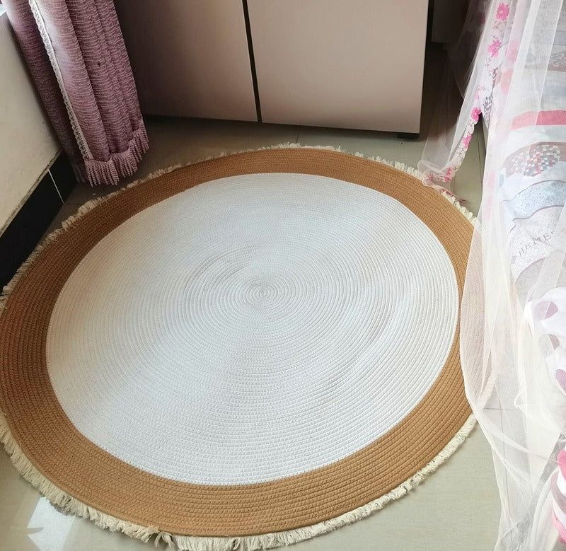 Premium Cotton Rope Area Rug – Soft, Durable, and Stylish Home Accent