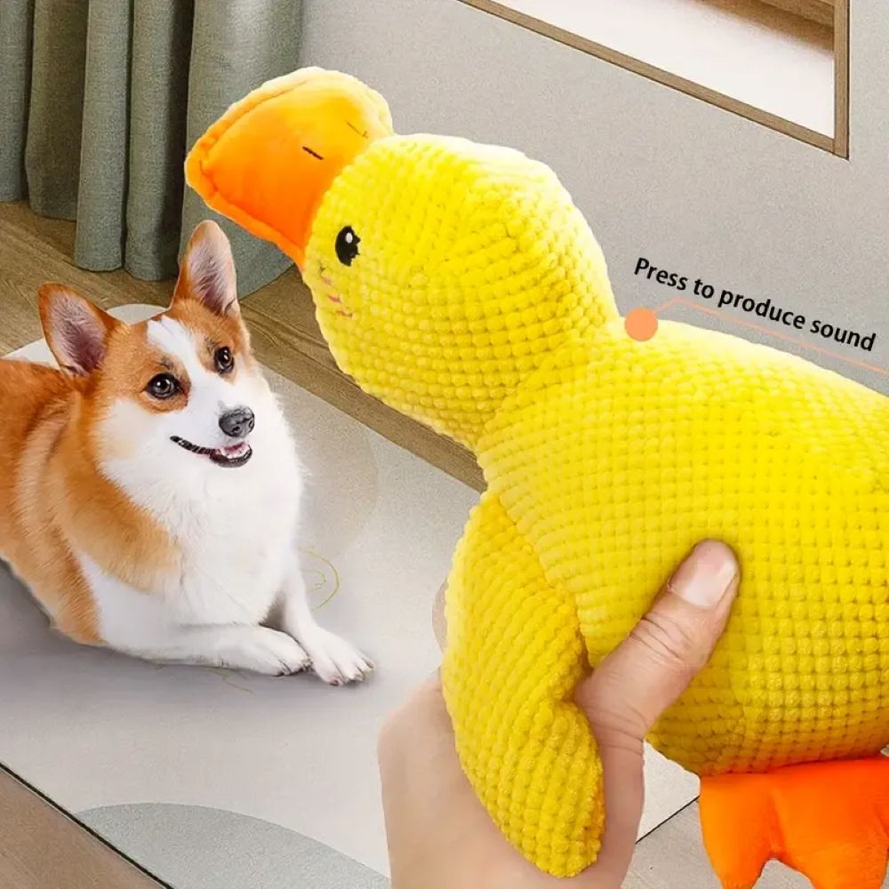 Calming Duck Plush Toy For Dogs – Anxiety Relief & Comfort Toy