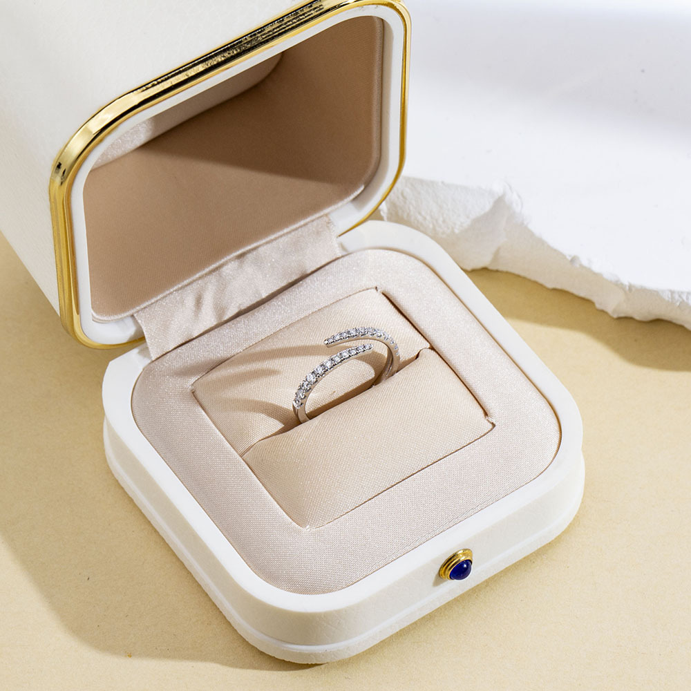 MissDiamond Lab Grown Diamond Platinum Cluster Ring MSR-1838