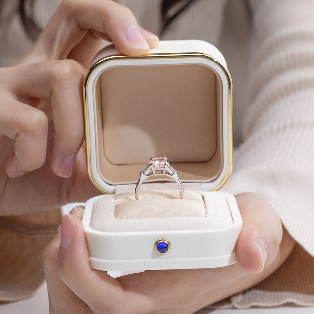 MissDiamond Lab Grown Diamond 2.062CT Platinum Solitaire Ring MSR-2039