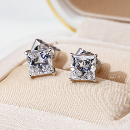 MissDiamond Lab Grown Diamond 1CT 9K White Princess Cut MSE-881