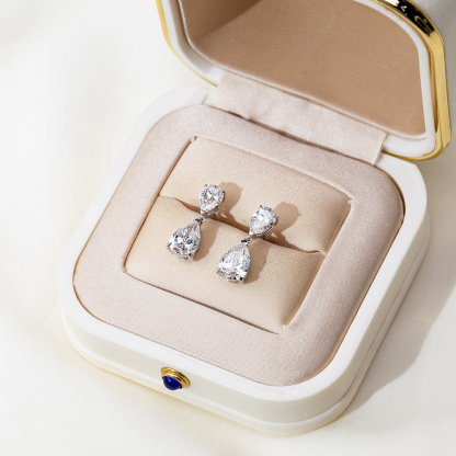 MissDiamond Lab Grown Diamond 1CT 9K White Drop Cut MSE-719