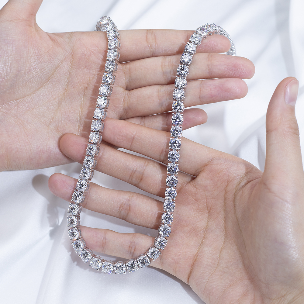 MissDiamond Lab Grown Diamond 69.75CT Platinum Pendant Necklace MSN-889